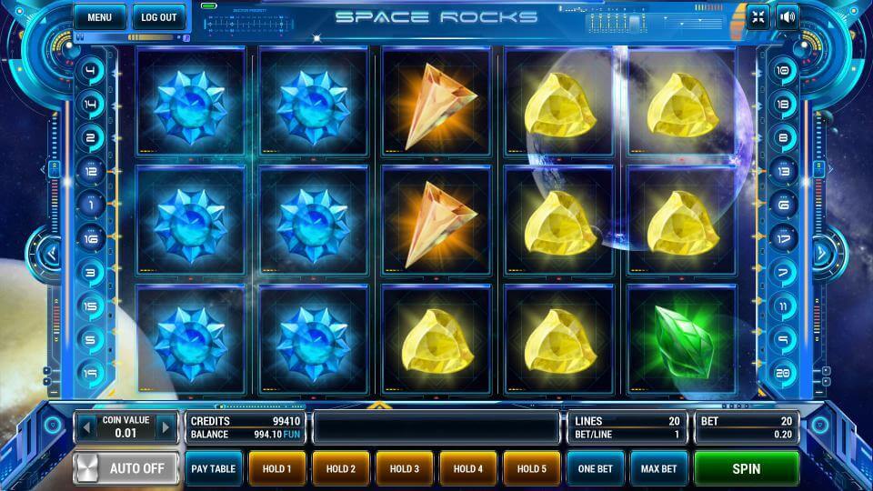 Игровой автомат «Space Rocks 2» в казино Вулкан Удачи